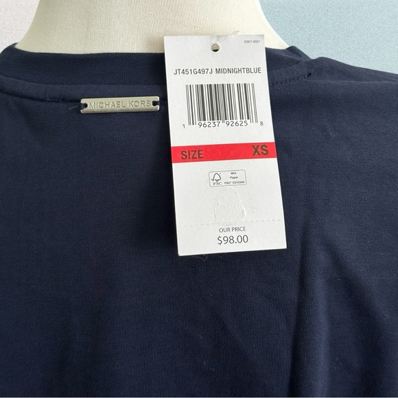Michael Kors Midnight Blue Tee - Picture 4 of 5